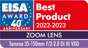 EISA Award Tamron 35 150mm F2 2.8 Di III VXD