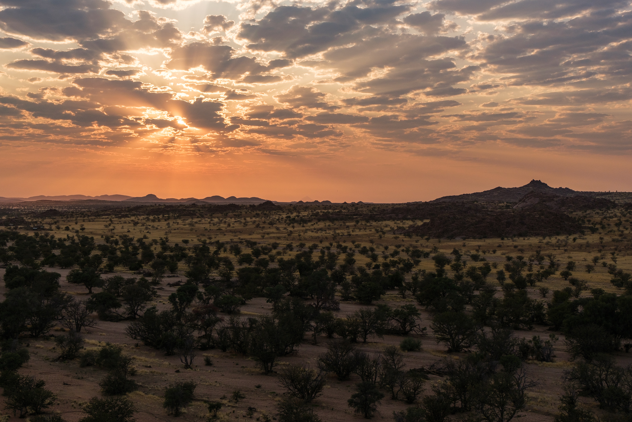 namibia landschaft morgen 1