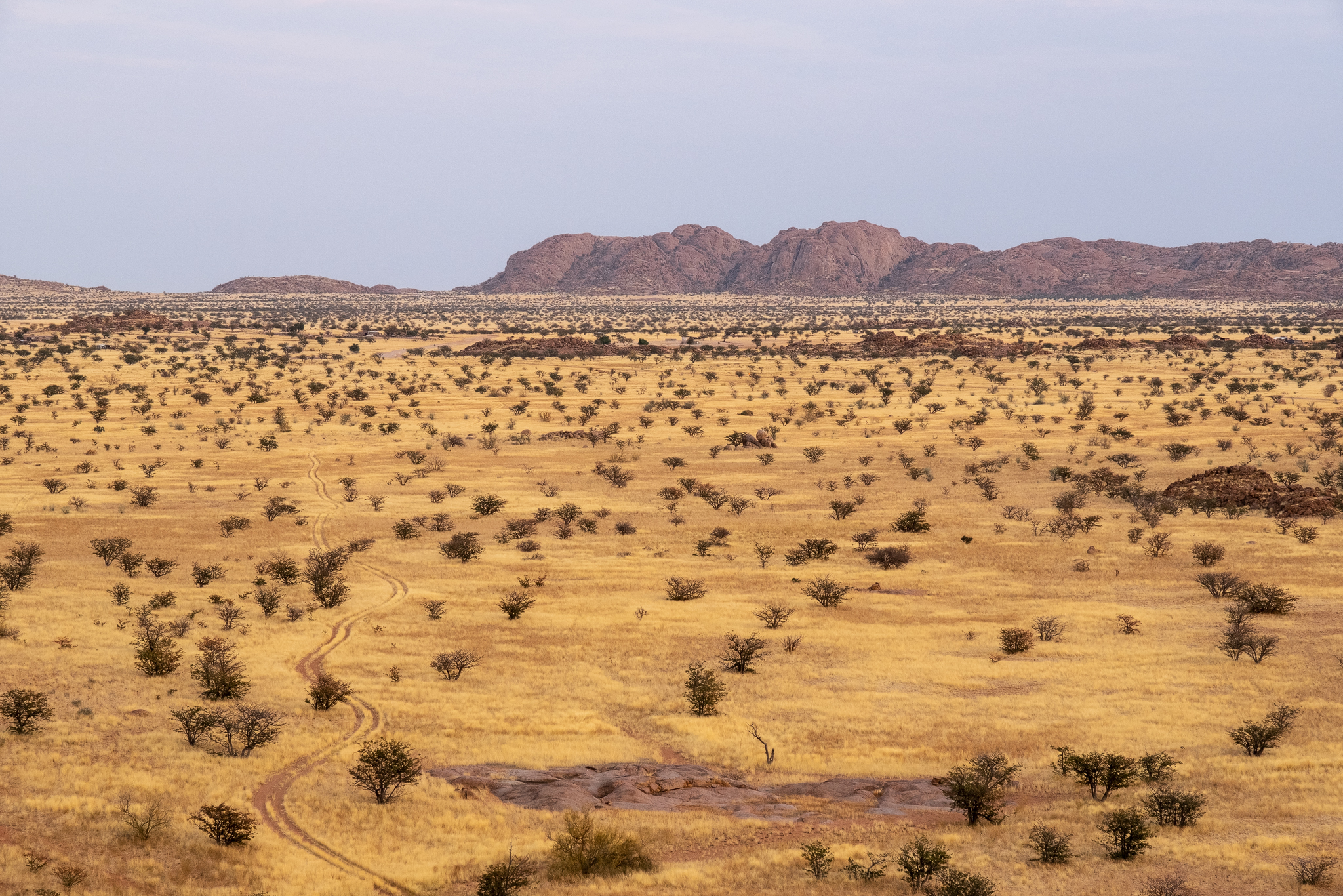 namibia landschaft tief