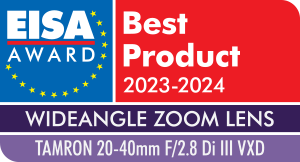 EISA Award TAMRON 20 40mm F2